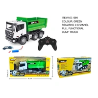 1:18 scale nine-channel remote control semi-alloy dump truck
