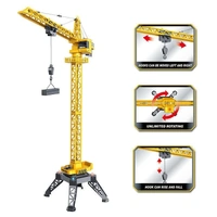 1:14 12-channel semi-alloy remote control tower crane model