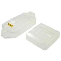 JConcepts XRAY XB4 F2 Body w/Aero Wing (Clear)