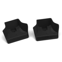 JConcepts Mugen MBX8/MBX-8e 1/8 Evo Molded Front Wings (Black) (2)