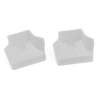 JConcepts Mugen MBX8/MBX-8e 1/8 Evo Molded Front Wings (White) (2)