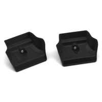 JConcepts Associated RC8B4.1/RC8B4.1e 1/8 Molded Front Wings (Black) (2)