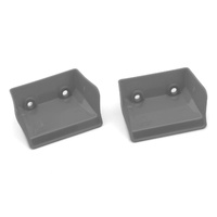 JConcepts Tekno NB48 2.2/EB48 2.2 1/8 Molded Front Wings (Grey) (2)