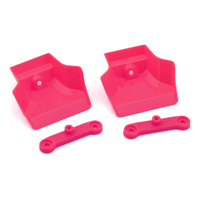 JConcepts XRAY XB8/XB8e 2025 1/8 Molded Front Wings w/Adaptors (Pink)  (2)