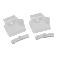 JConcepts XRAY XB8/XB8e 2025 1/8 Molded Front Wings w/Adaptors (White) (2)