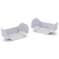 JConcepts Truggy 1/8 Evo Molded Front Wings (White) (2)
