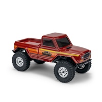 JConcepts SCX24 Warlord "Tucked" Pre-Trimmed Crawler Body (Clear) (5.2")