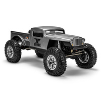 JConcepts The Forge 1/10 Rock Crawler Pre-Trimmed Body (12.3") (Clear)