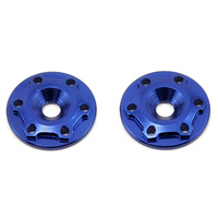 Finnisher - 1/8th buggy / truck - screw-in type aluminum wing button - blue