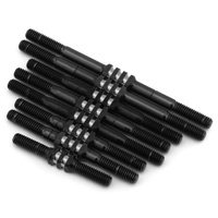 JConcepts - RC10 Worlds Fin titanium turnbuckle set - stealth black - 8pc.
