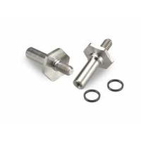 B6 | B6D | B6.1 Titanium front axle set w/ 1mm adjustment spacer