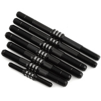JConcepts TLR 8ight-X 2.0 | XE Fin Titanium turnbuckle set - black, 7pc.