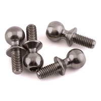 Titanium ball-stud 5.5 x 6mm - Regulator steering linkage, 4pc (Fits - B6.4, T6.4, SC6.4, DR10)