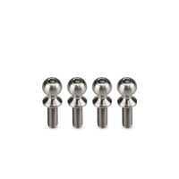 Titanium ball-stud 5.5 x 8mm - Regulator steering linkage, 4pc (Fits - B6, T6, SC6, DR10)