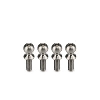 Titanium ball-stud 5.5 x 8mm - Regulator steering linkage, 4pc (Fits - B6, T6, SC6, DR10)