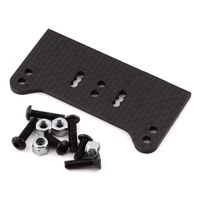 F2 truggy body mount adaptor, carbon fiber - Mugen MBX8T (Requires Team Associated #81447)