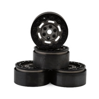 JConcepts Ballistic 2.0" Bead-Loc Crawler Wheels (4) (Grey/Black)