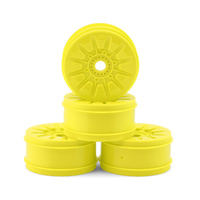 JConcepts Pioneer 83mm 1/8th Buggy Wheels (Yellow) (4)