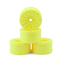 JConcepts Pioneer 4.0" Standard Offset 1/8 Truck Wheels (Yellow) (4)