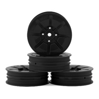 Pioneer - B7.1 | YZ2 | XB2 | LD3 | 22X, 2.2" 2wd buggy slim front wheel, stealth black - 4pc