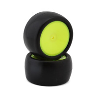 JConcepts Smoothie 3 2.2" Pre-Mounted Rear Buggy Tires (Yellow) (2) (Green)