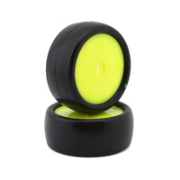 JConcepts Smoothie 3 2.2" Pre-Mounted 4WD Front Tires (Yellow) (2) (Green)