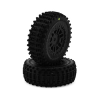 JConcepts Arrma® Typhon Grom Magma Pre-Mounted Tires (2) (Yellow)