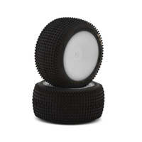 Sprinter - G3, soft clay, pre-mounted on #3474 white wheel, (Fits - Losi Micro B rear)