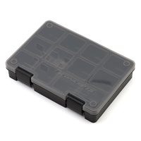 JConcepts Hardware Storage Box (Black/Smoke Grey) (8x5.50x1.5")
