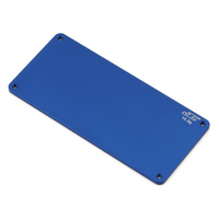 JConcepts RC10B7/B7D Aluminum Electronics Plate (Blue) (12.3g)
