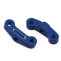 JConcepts RC10B7 Aluminum Rear Hub Link Mount (Blue) (2)