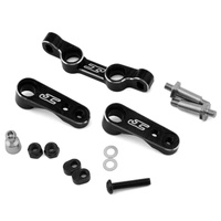 JConcepts Team Associated RC10B7/RC10B7D Aluminum Steering Bellcrank Kit (Black)