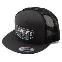 JConcepts 2025 Snapback Flatbill Hat (Grey) (One Size Fits Most)