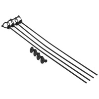 JConcepts - monster truck tire stick, holds 4 mounted tires (black) - 4pc.