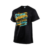JConcepts Retro T-Shirt (Orange/Teal) (L)