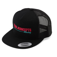 JConcepts "Retro" Snapback Flatbill Hat (Pink/Teal) (One Size Fits Most)