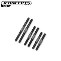 JConcepts - RC10 4wd Fin Titanium turnbuckle set, 6pc - Burnt Blue