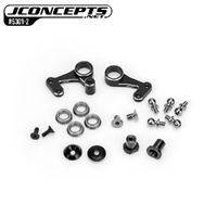 JConcepts - RC10 1989 Stealth, aluminum steering bell cranks, set - black