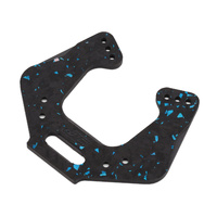 JConcepts - RC10 1989 Stealth, forged carbon fiber front shock tower, short - blue