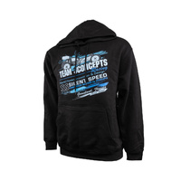 JConcepts Retro 3-Blue Pullover Hoodie Sweatshirt (Blue) (2XL)