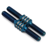 JConcepts Reactor 4x36mm Titanium Turnbuckles (Blue) (2)