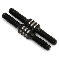 JConcepts Reactor 4x36mm Titanium Turnbuckles (Black) (2)