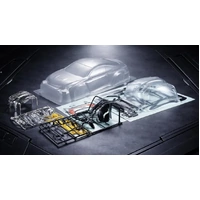 KILLERBODY LEXUS RC F Clear Body 1/10