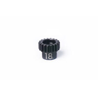 32P M0.8 18T Lightweight Hardened Steel Pinion Gear (for 5mm shaft, w/high torque set screw)
