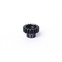 Mod 1 M1 17T Lightweight Hardened Steel Pinion Gear (for 5mm shaft, w/high torque set screw)