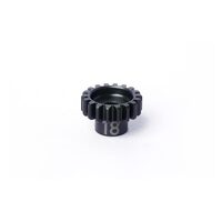 Mod 1 M1 18T Lightweight Hardened Steel Pinion Gear (for 5mm shaft, w/high torque set screw)