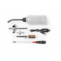 (2600mah after 20240412) Nitro Engine Starter Set (w/glow igniter set, fuel bottle, wrenches & screwdriver)