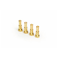 4mm/5mm Gold Bullet Connector/Plug (4)