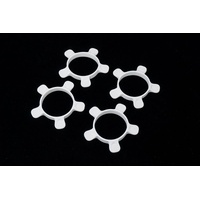 Blue 1/10 TC Touring/Sedan, 1/10 Buggy UFO High Strength Silicone Tire Glue Bands (4)