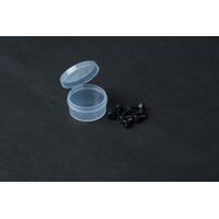 1.6x5mm Cap Head Hex Hardened Steel Screw (w/container) (for AE wheel hex) (8)